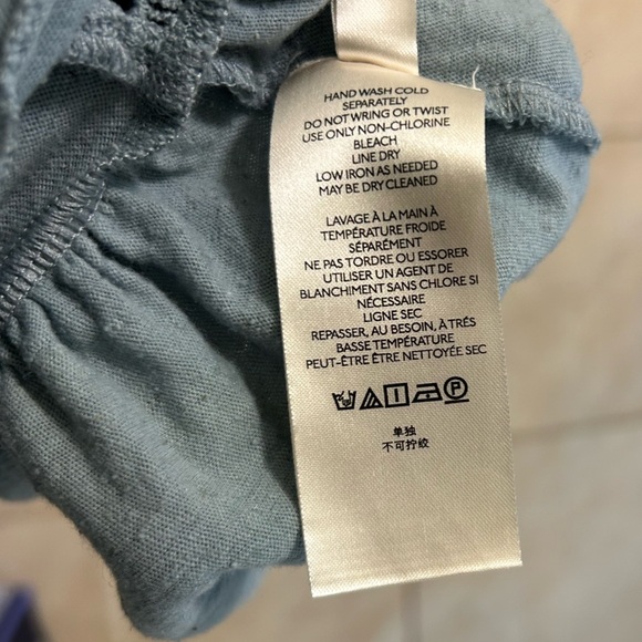 Free People Boho Embroidered Peasant Top Deep V Neck Long Sleeve Size S Gypsy - Picture 5 of 6